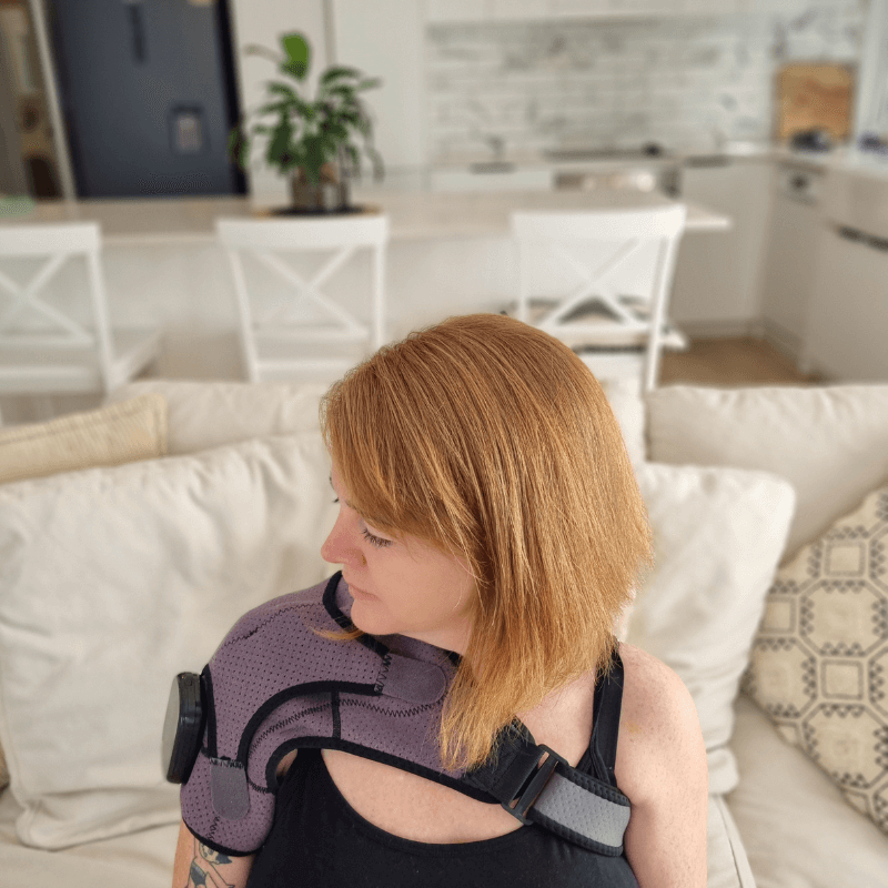 Sootheology™ Heated Shoulder Compression Brace